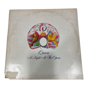 Queen A Night At The Opera Vinyl Record LP Embossed Cover 1975 Elektra 7E-1053